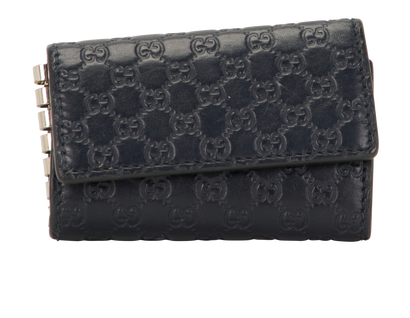 Gucci Key Holder, &pound;110, Accessories, Black, Leather, Front view